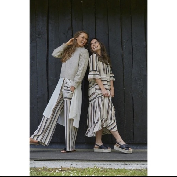 COSTA MANI KJOLE HANNA DRESS – STRIPE VISCOSE XL - Picture 2 of 8